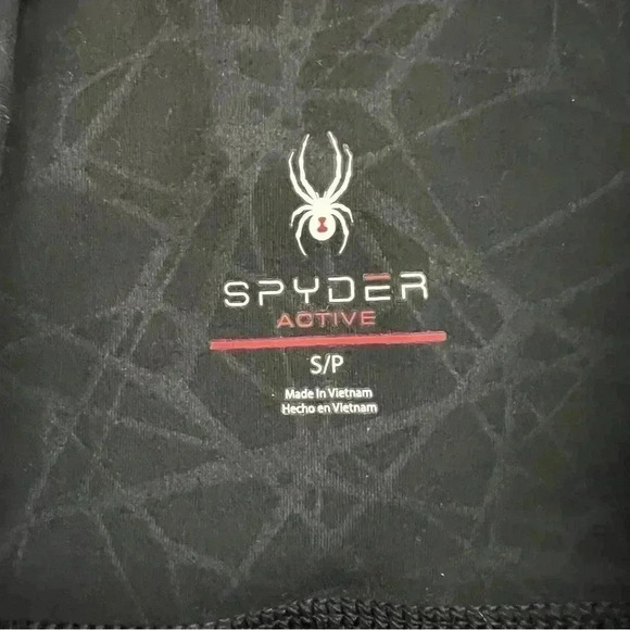 Spyder Active Performance High Rise Tight Fit Leggings Black Women’s Size Small - Picture 12 of 16